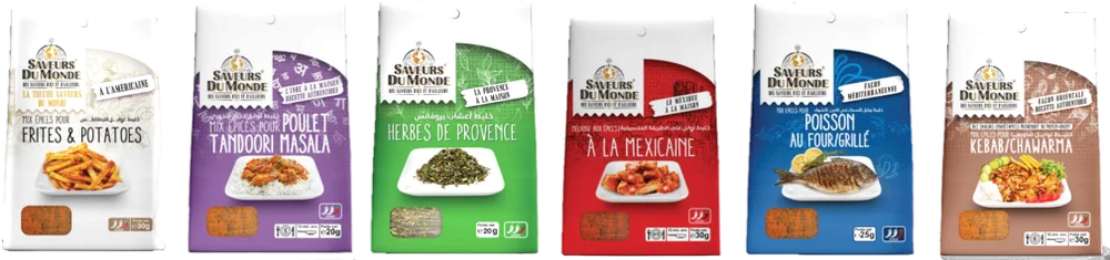 Gamme Saveurs du Monde